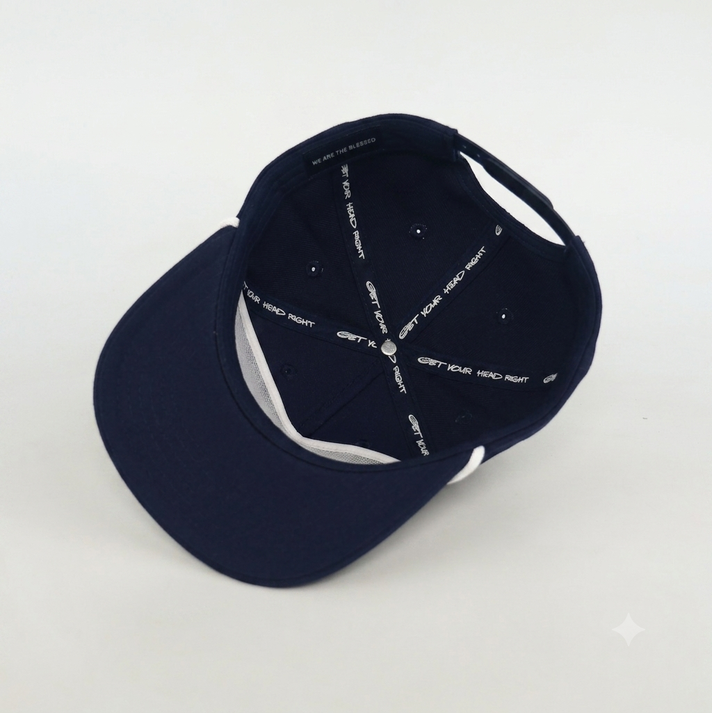 Dark Navy / White